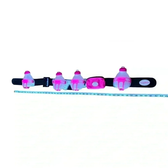 NWOT, Fuel Belt, 4 Water Bottle Runner’s Belt, Size XL, Black & Pink 🏃‍♀️ - Picture 7 of 8